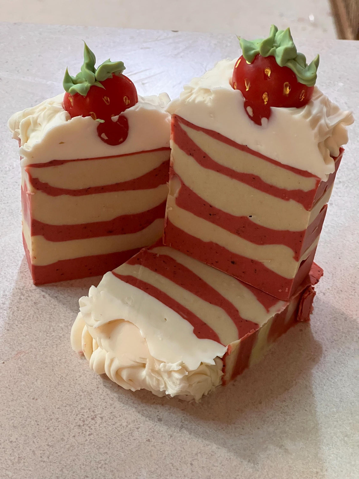 Strawberry Shortcake Goat Milk Soap