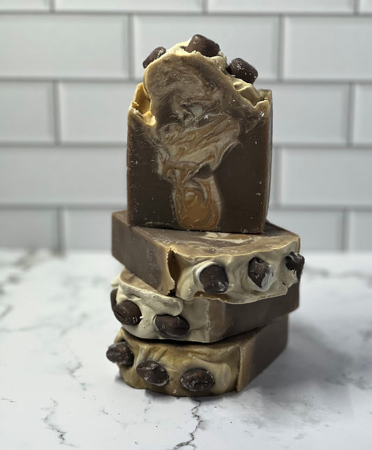 Drunken Caramel Coffee Goat Milk Soap / Handmade Lye Soap