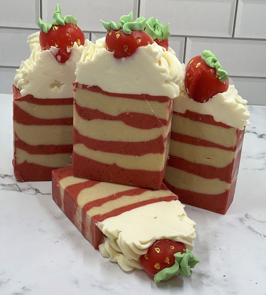 Strawberry Shortcake Goat Milk Soap
