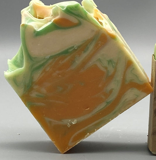 Shockwave Orange Patchouli Scented Goat Milk Soap