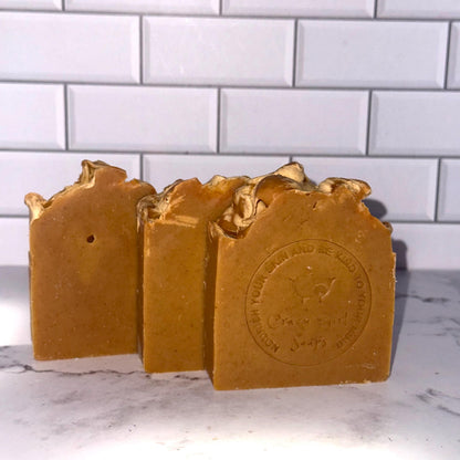 Orange Turmeric Root Facial Bar w/Orange and Patchouli Essential Blend