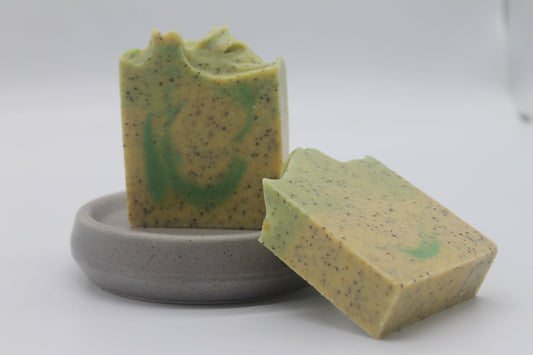 Lemon-Lime Poppy Seed Buttermilk Soap