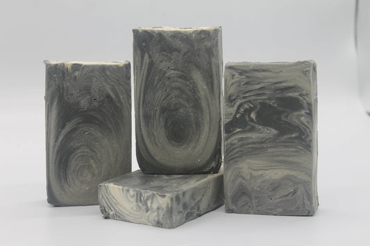 The Woodsman Charcoal and Cedarwood Beer Soap