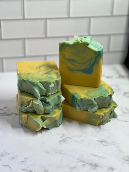 Imperfect Beauty Goat Milk Soap w/bergamot, lime and lavender essential oil blend