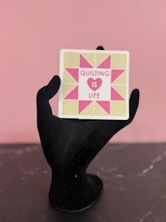 Quilting Die Cut Stickers