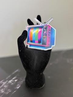 80's Retro Neon Stickers