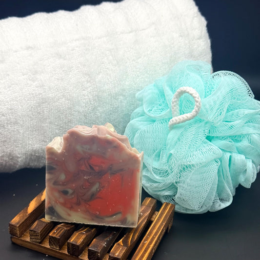 Black Raspberry Mojito Aloe Soap