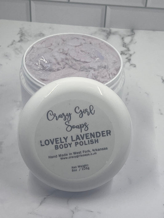 Lavender Essential Oil Sugar Scrub