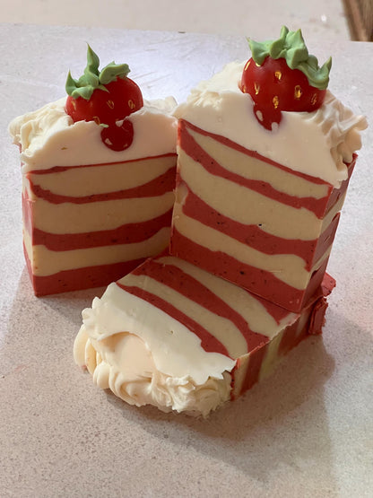 Strawberry Shortcake Goat Milk Soap