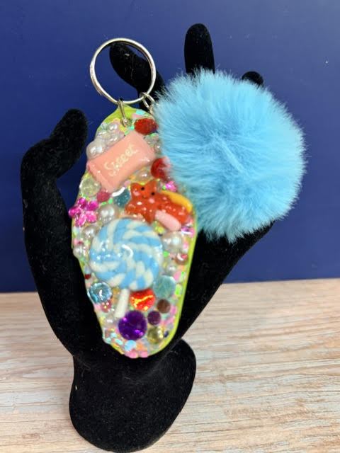 Sugar Rush Candy Themed Junk Keychain